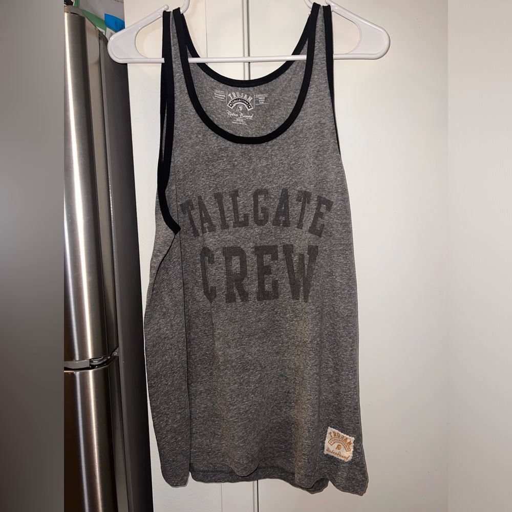 Retro Brand | Men’s Gray Tank Top | USC Trojans | Size M